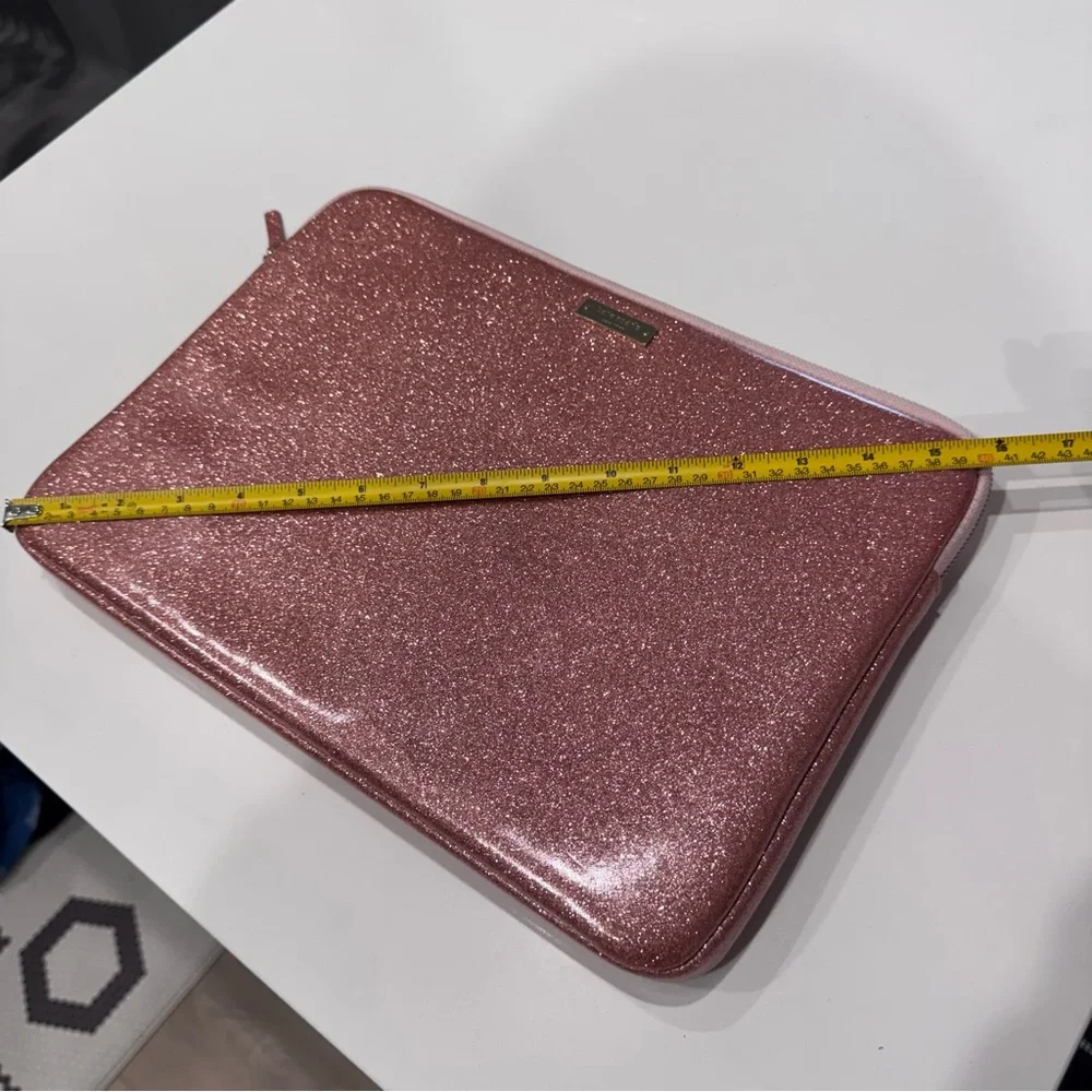 Kate Spade Glittery Rose Laptop Sleeve